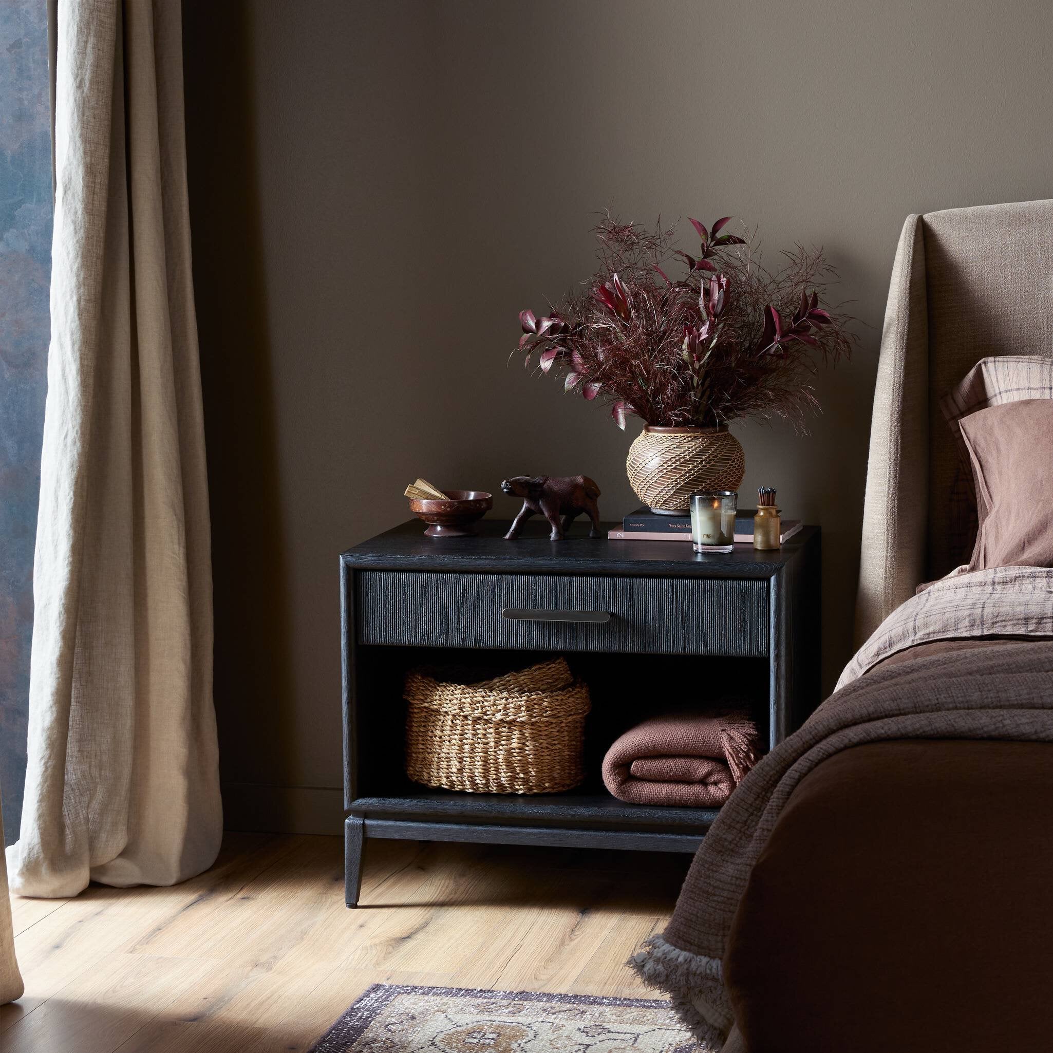 Four Hands Rosenell Open Nightstand