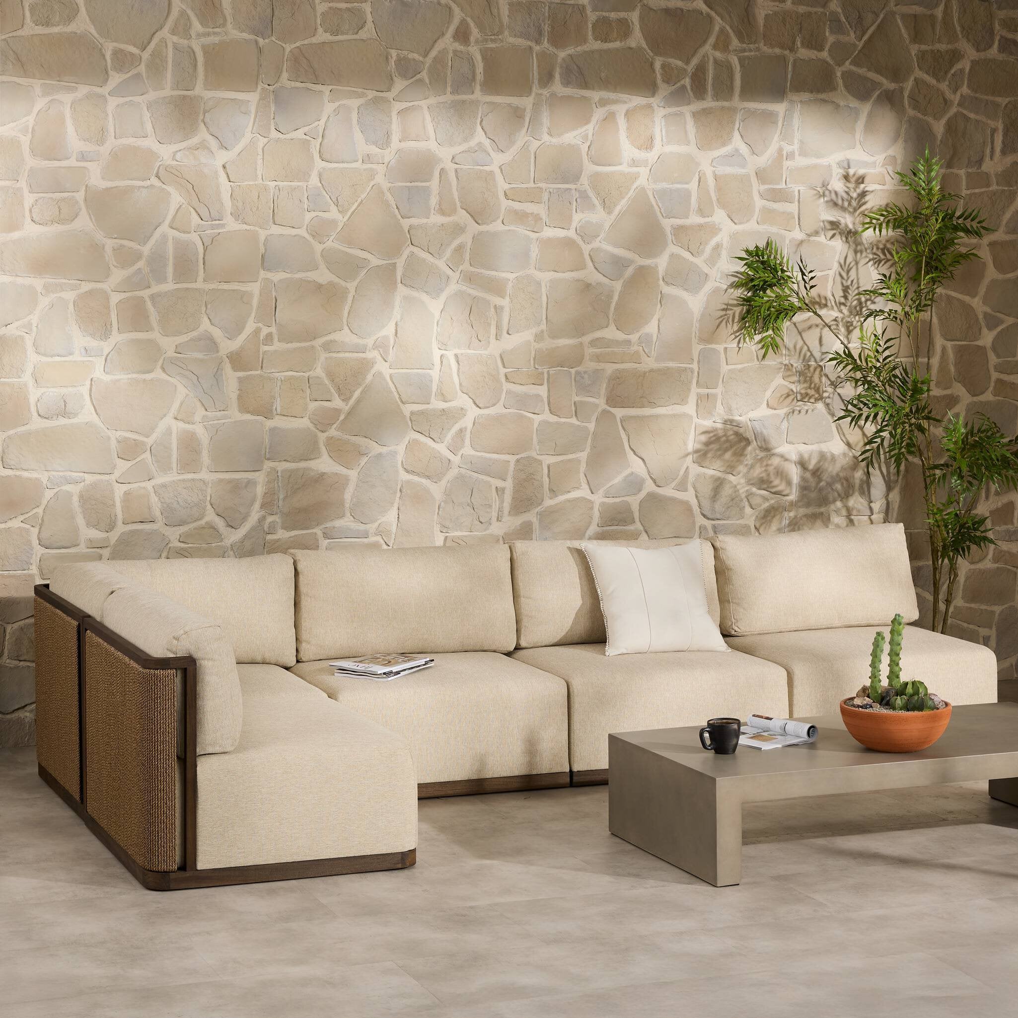 Four Hands Build Your Own: Brio Outdoor Sectional
