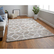 Feizy Mynka 39ICF Transitional Diamond in Tan/Taupe/Ivory