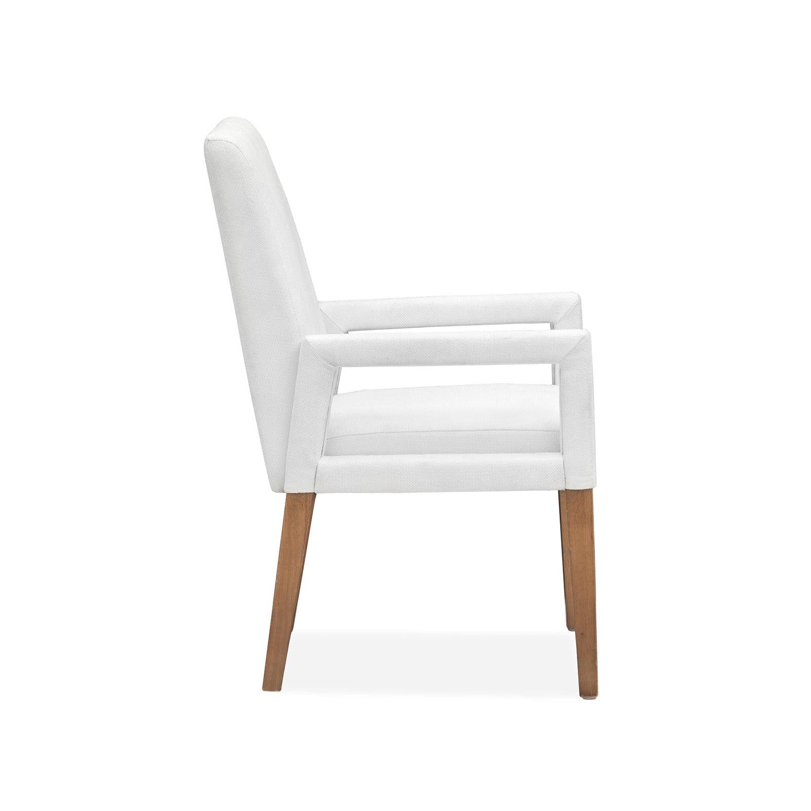 Magnussen Home Lindon Belgian Wheat Upholstered Arm Chair Set of 2