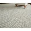 Feizy Wallace 8A41F Modern Abstract Rug in Gray/Ivory