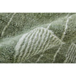 Feizy Agape 69HBF Modern Abstract Rug in Green/Ivory