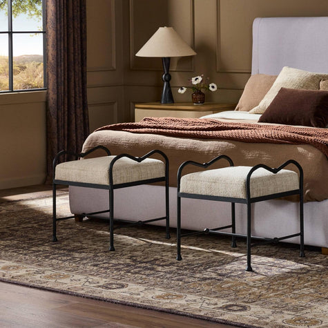 Four Hands Leona Accent Stool
