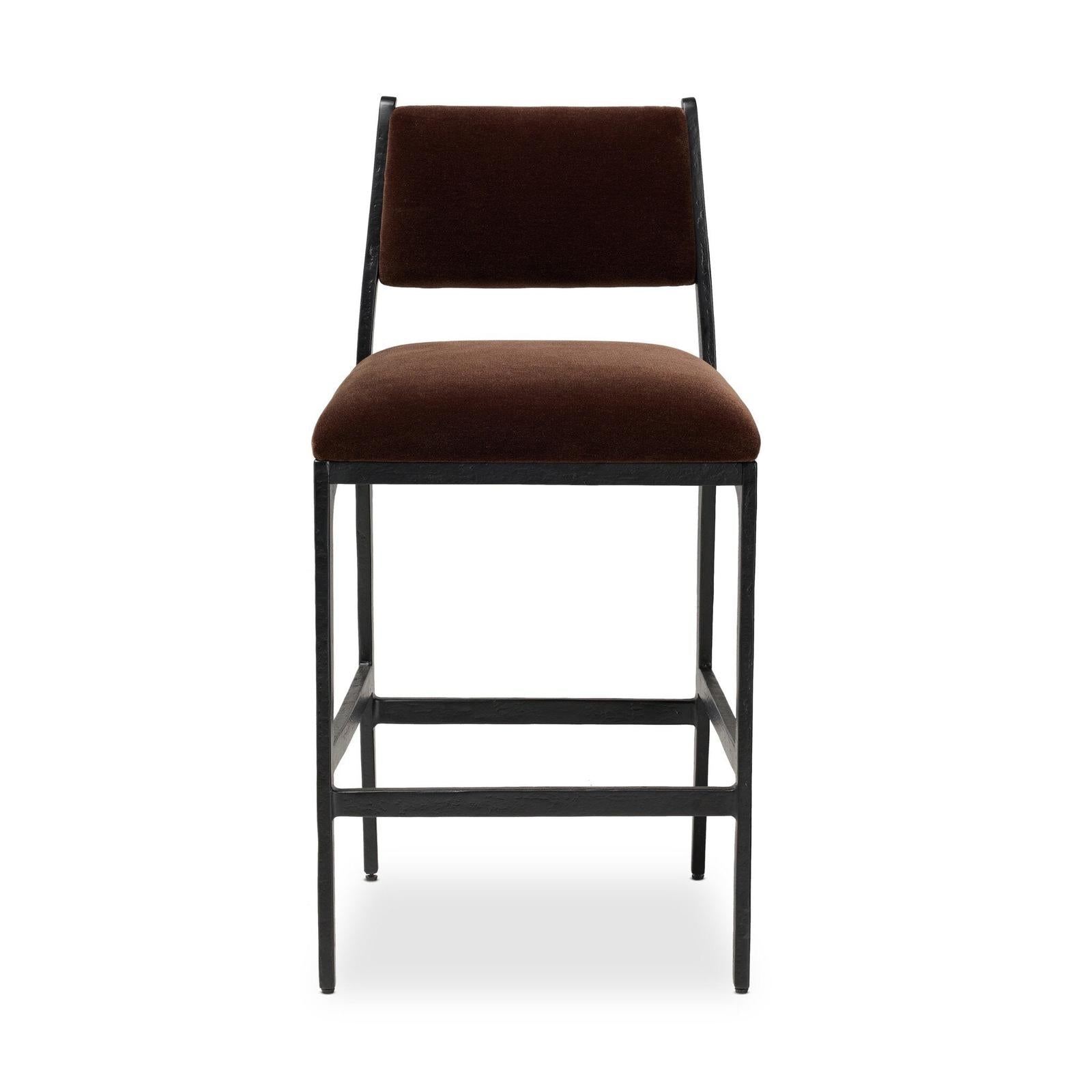 Valeene Counter Stool - Monte Chocolate