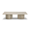 Angelo Coffee Table - White Travertine