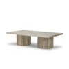 Angelo Coffee Table - White Travertine