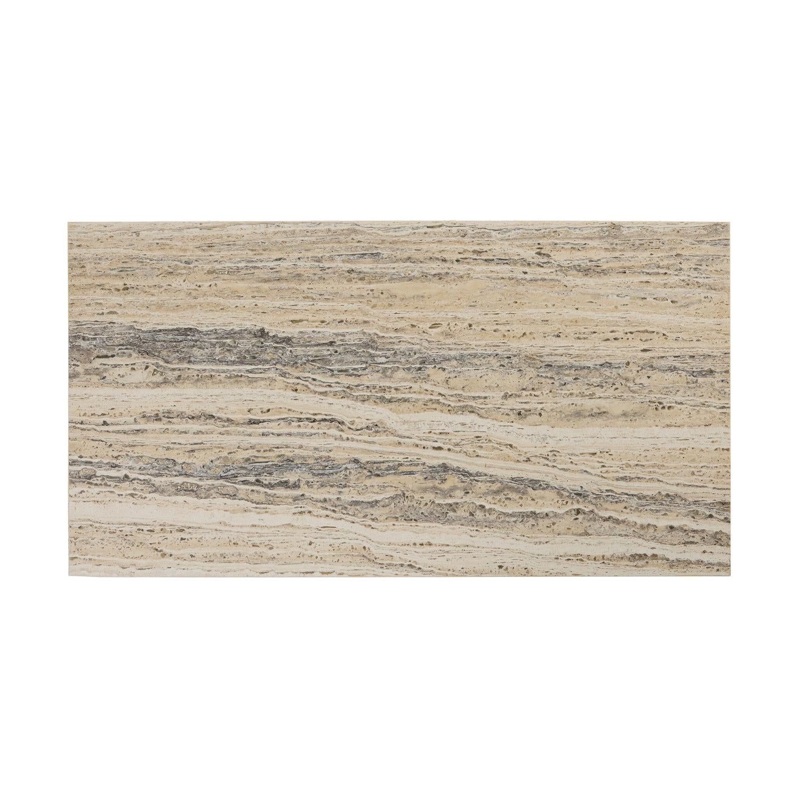 Angelo Coffee Table - White Travertine