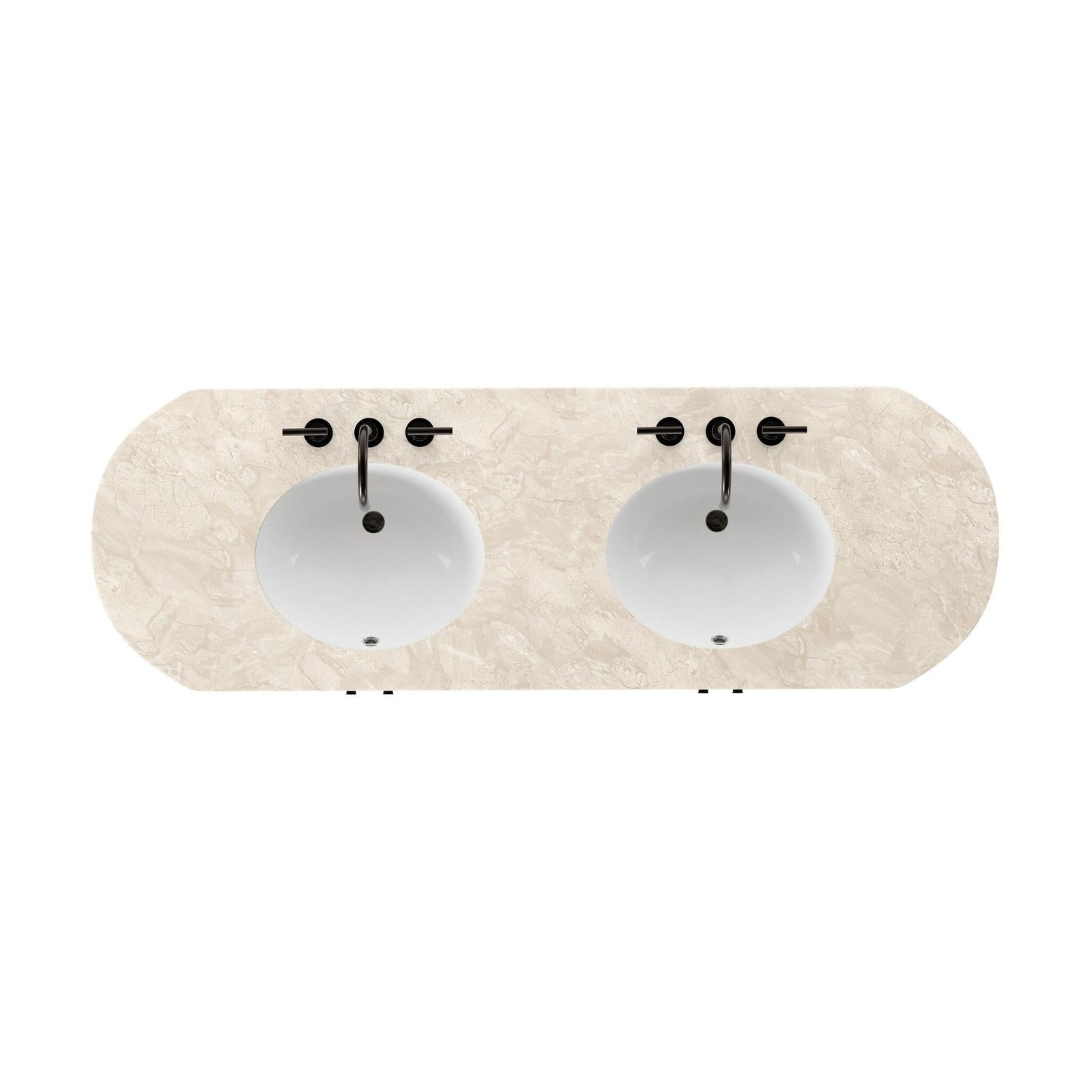 Four Hands Dean Washed Natural Veneer Double Vanity
