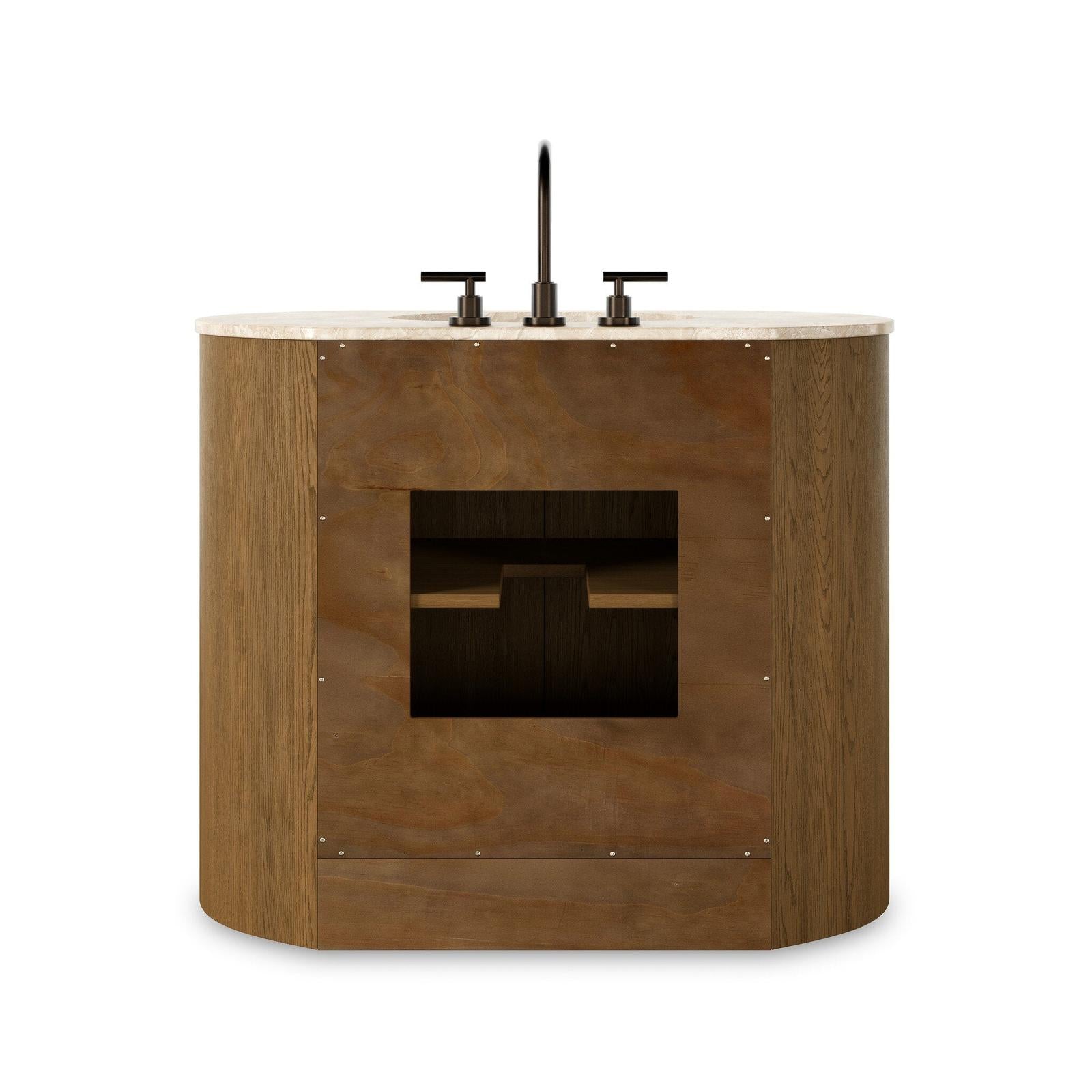 Four Hands Dean Washed Natural Veneer Single Vanity