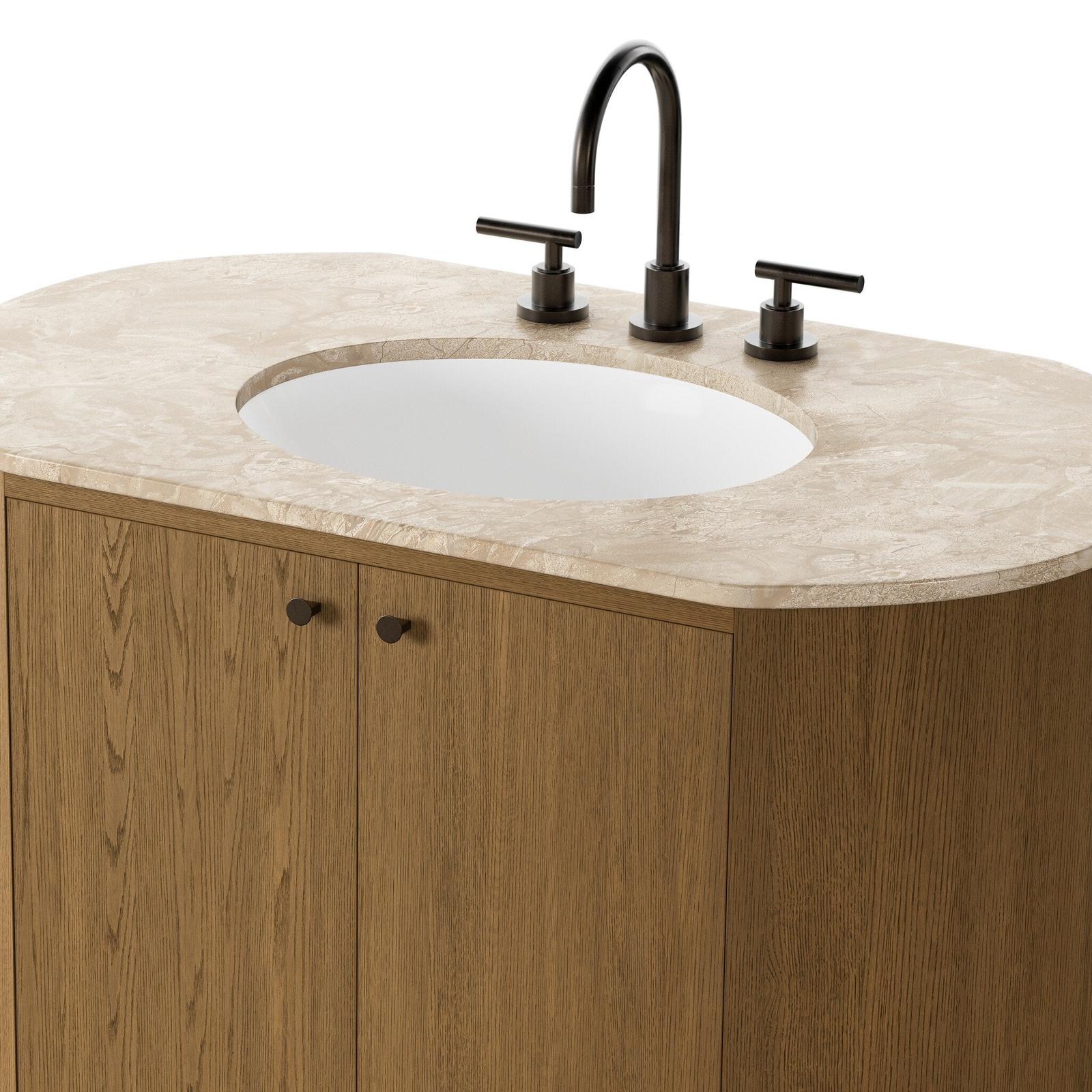 Four Hands Dean Washed Natural Veneer Single Vanity