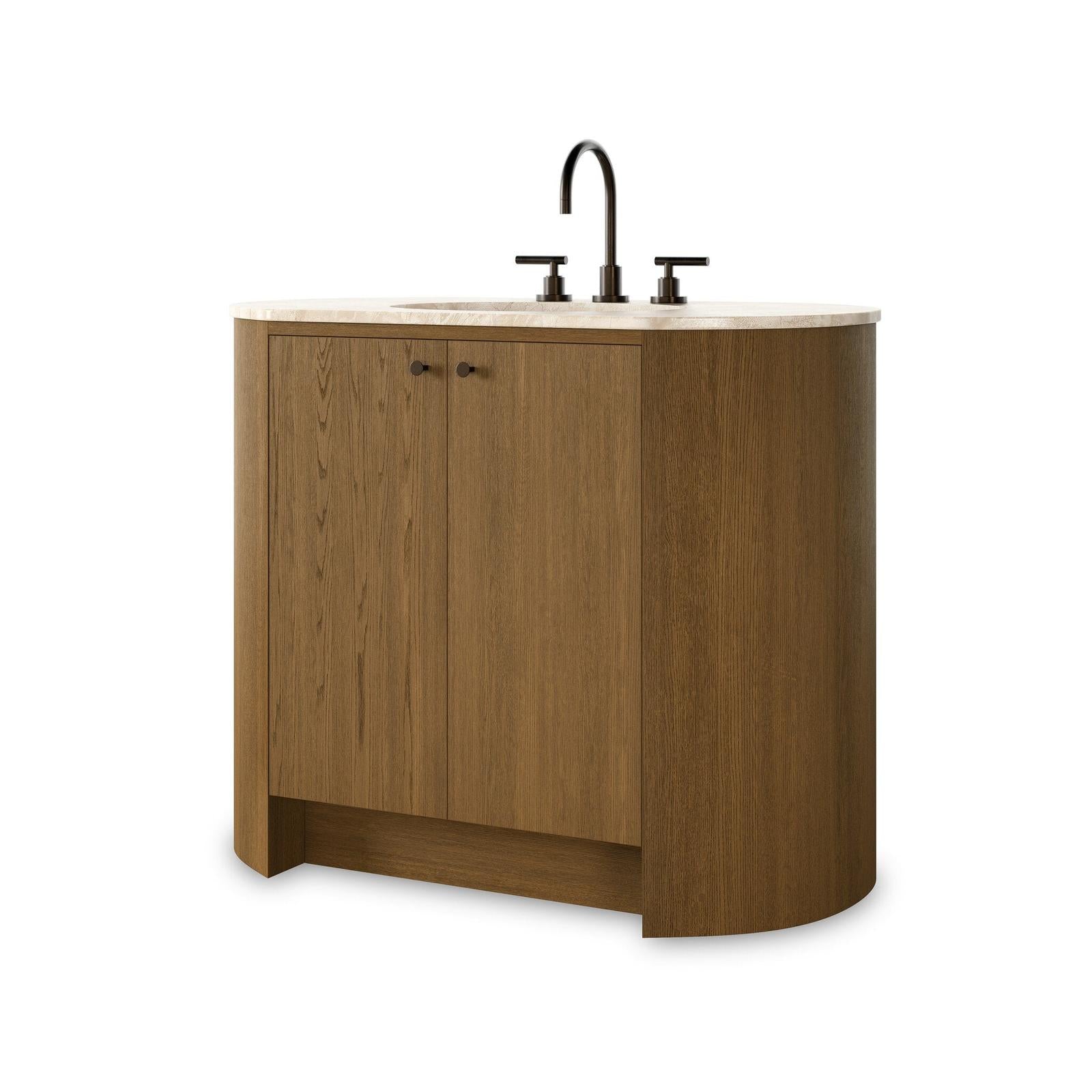 Four Hands Dean Washed Natural Veneer Single Vanity