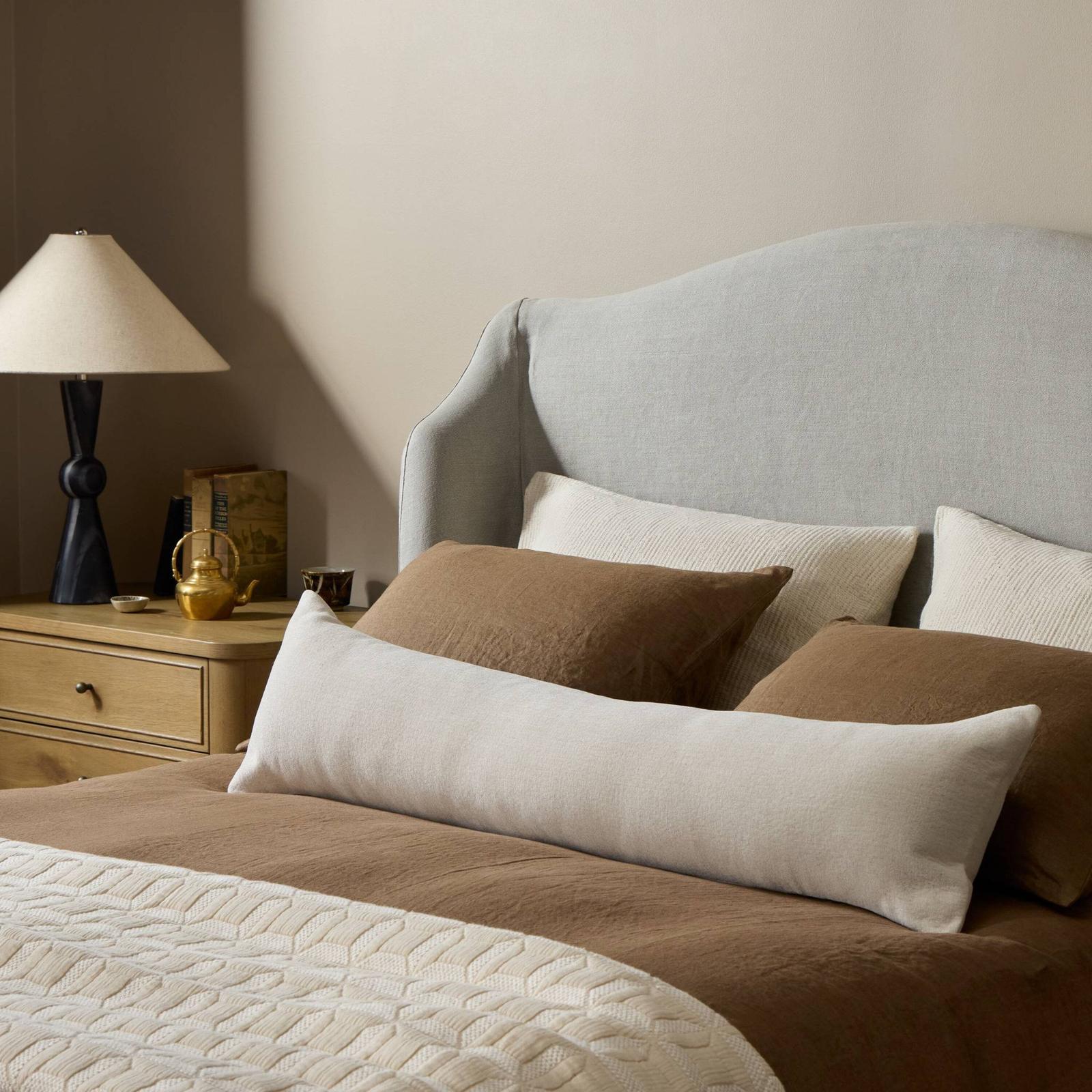 Four Hands Sonnet Laughlin Bone Pillow