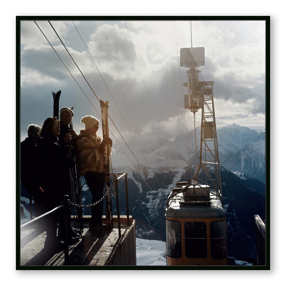 Alpine Skiing By Slim Aarons