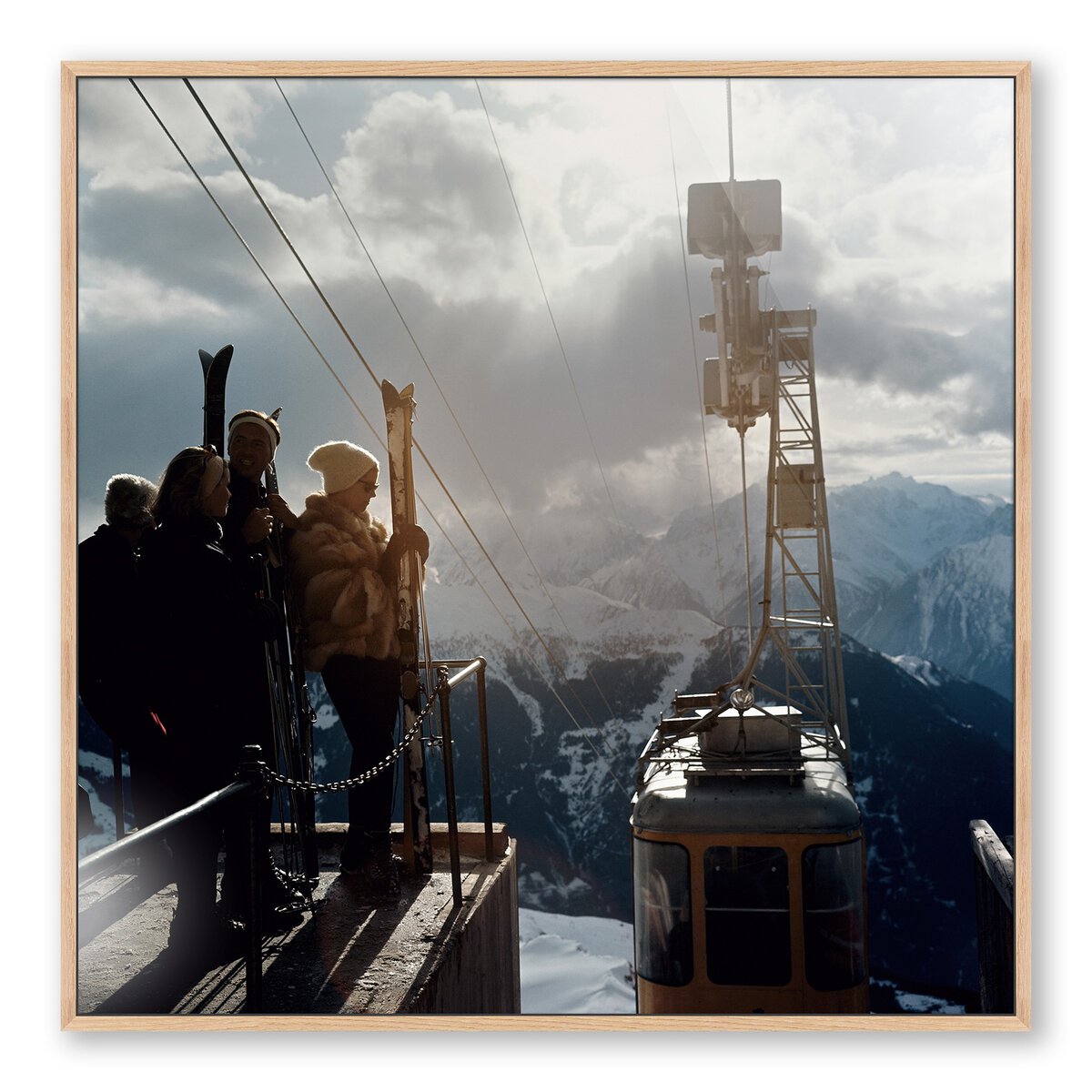 Alpine Skiing By Slim Aarons