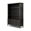 Alessio Bookcase - Smoked Black