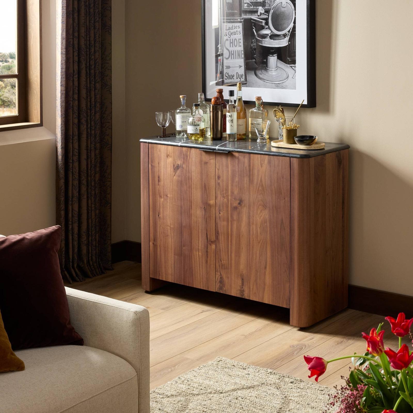 Four Hands Tatum Walnut Natural Small Cabinet