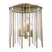 Hudson Valley Lighting Lewis 4 Light 13 inch Aged Brass Semi Flush Ceiling Light