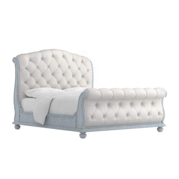 ART Furniture Summer Creek Upholstered Sleigh Bed
