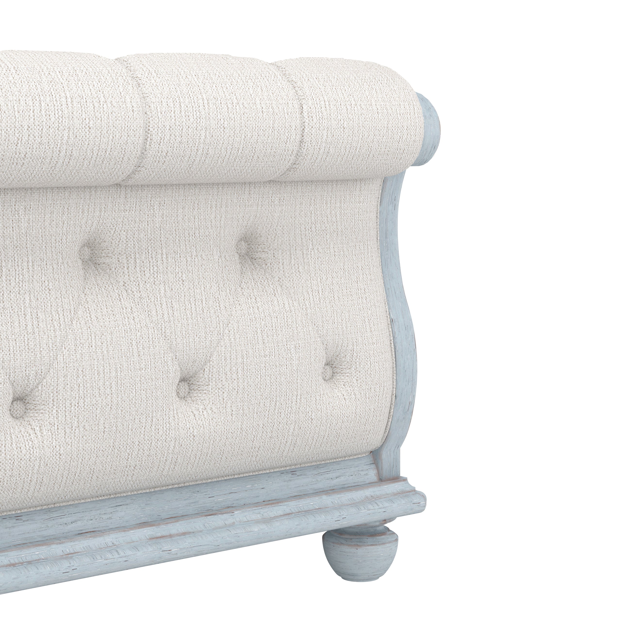 ART Furniture Summer Creek Upholstered Sleigh Bed