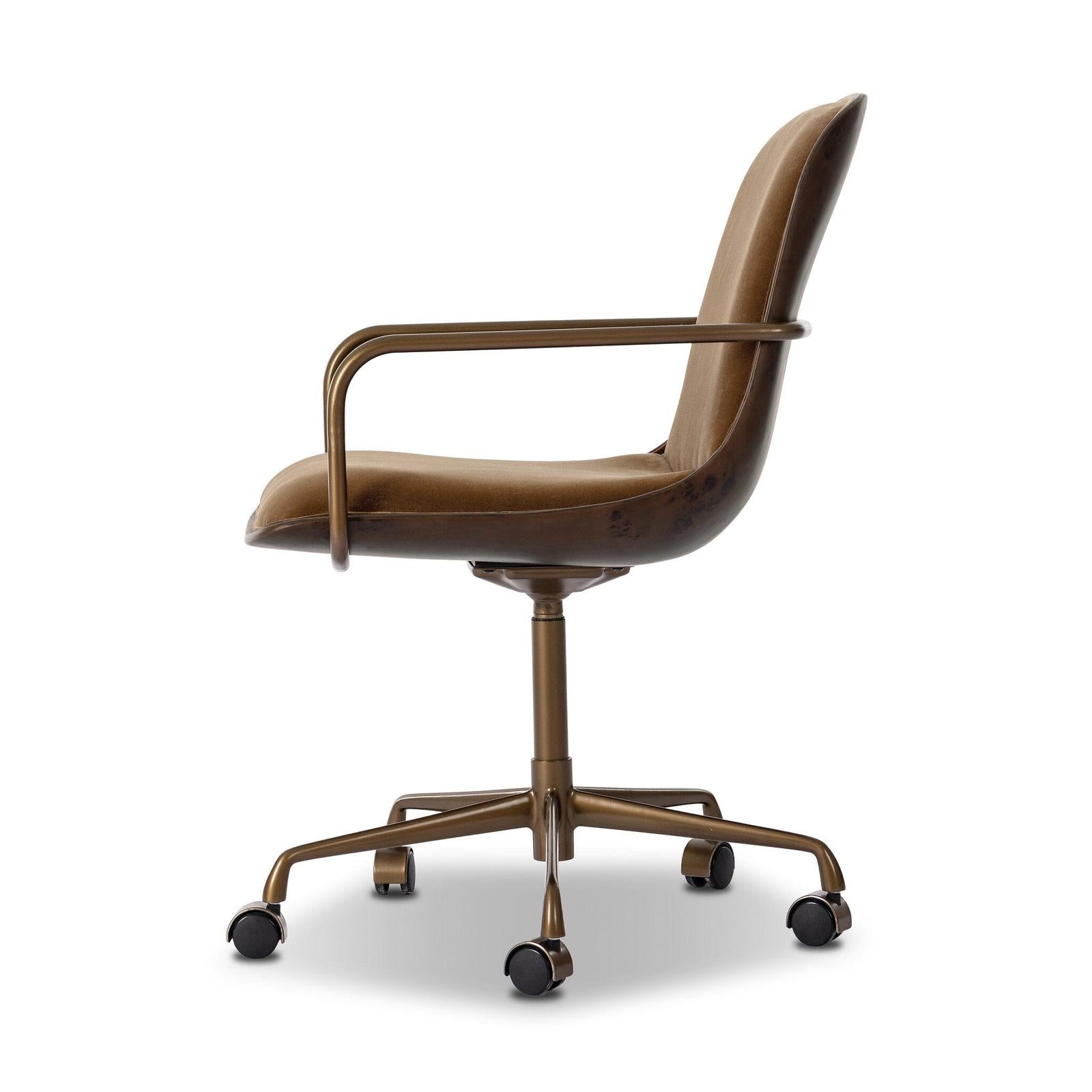 Kendra Desk Chair - Surrey Ochre