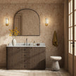 Four Hands Malden Satin Espresso Oak Veneer Single Wide Vanity