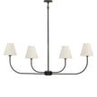 Four Hands Rosaria Natural Bronze Linear Chandelier
