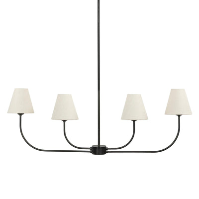 Four Hands Rosaria Natural Bronze Linear Chandelier