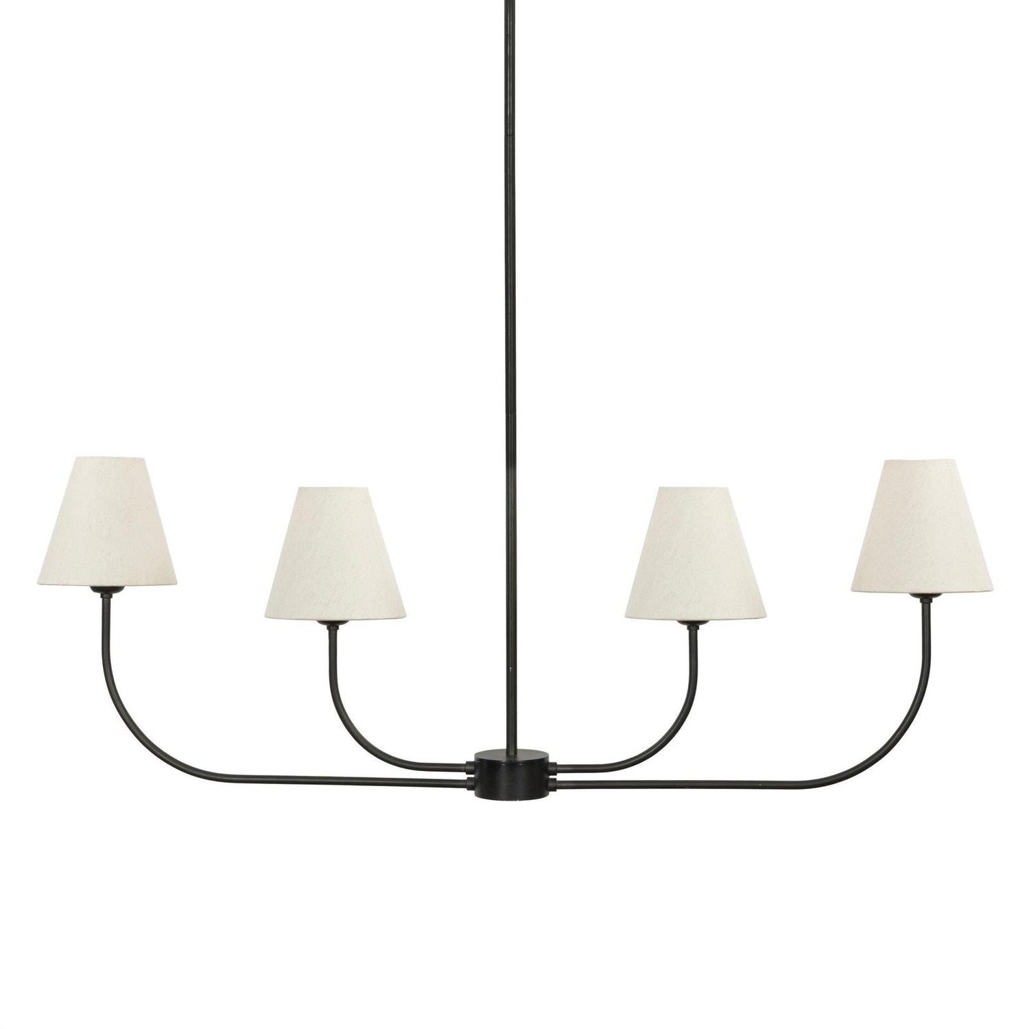 Four Hands Rosaria Natural Bronze Linear Chandelier