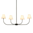 Four Hands Rosaria Natural Bronze Linear Chandelier
