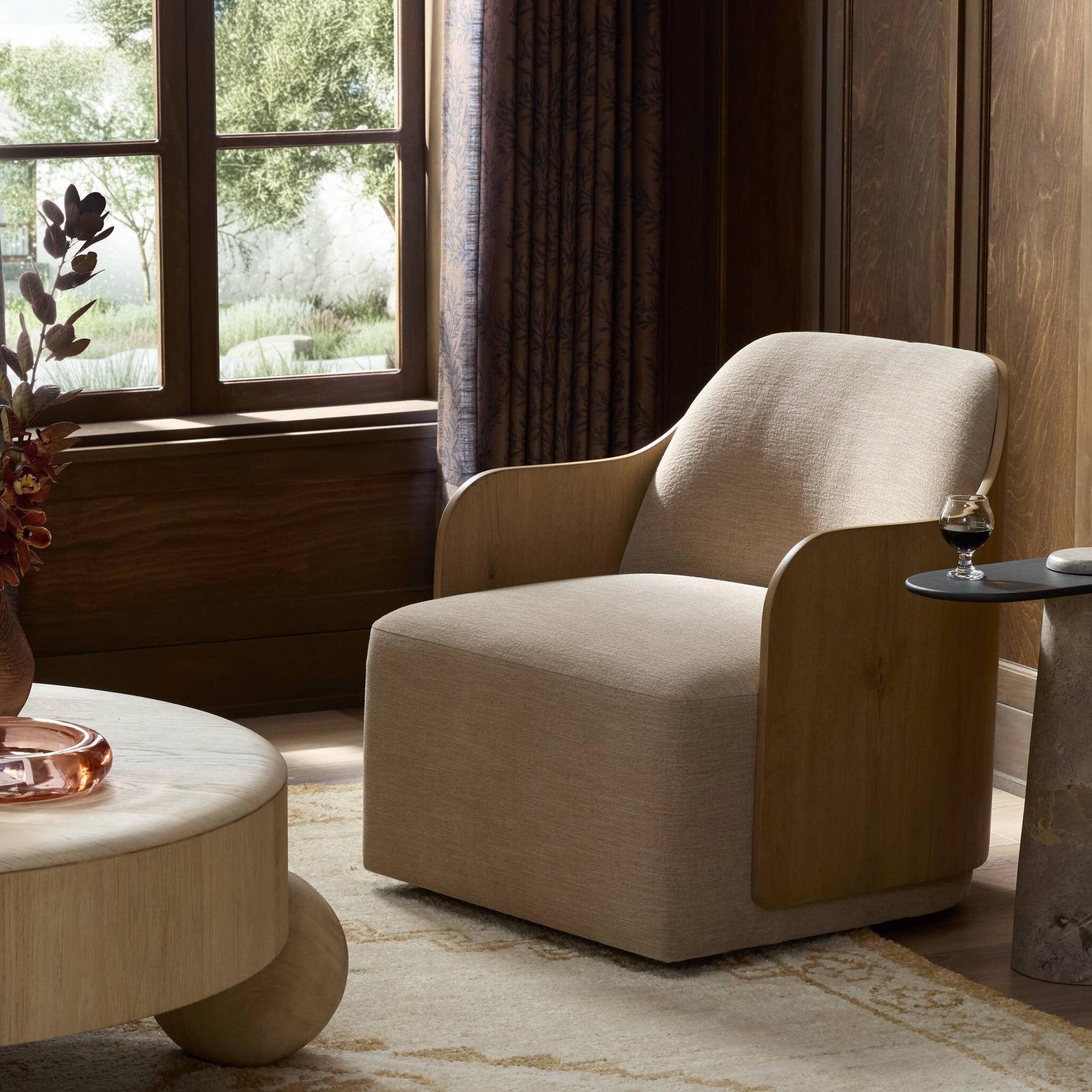Hemphill Swivel Chair - Laughlin Natural