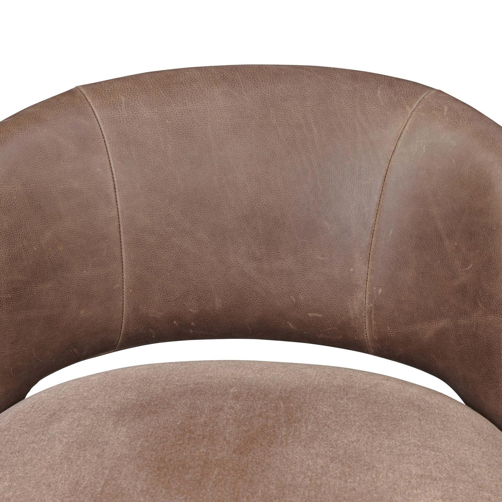 Andrina Swivel Chair - Monte Mushroom
