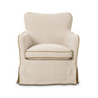 Devon Slipcover Swivel Chair
