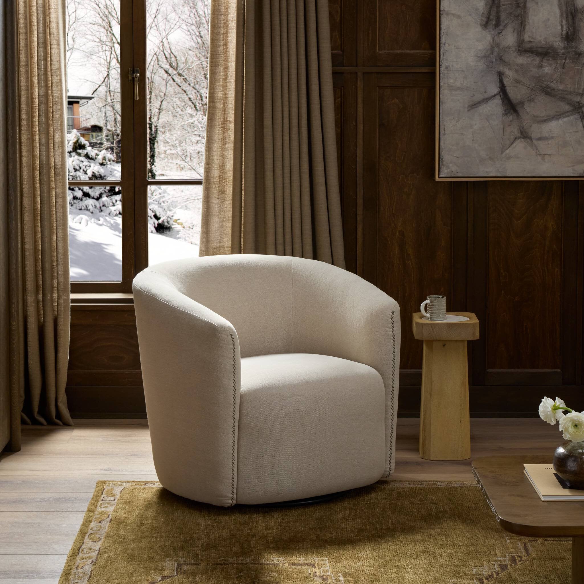 Four Hands Salena Swivel Chair