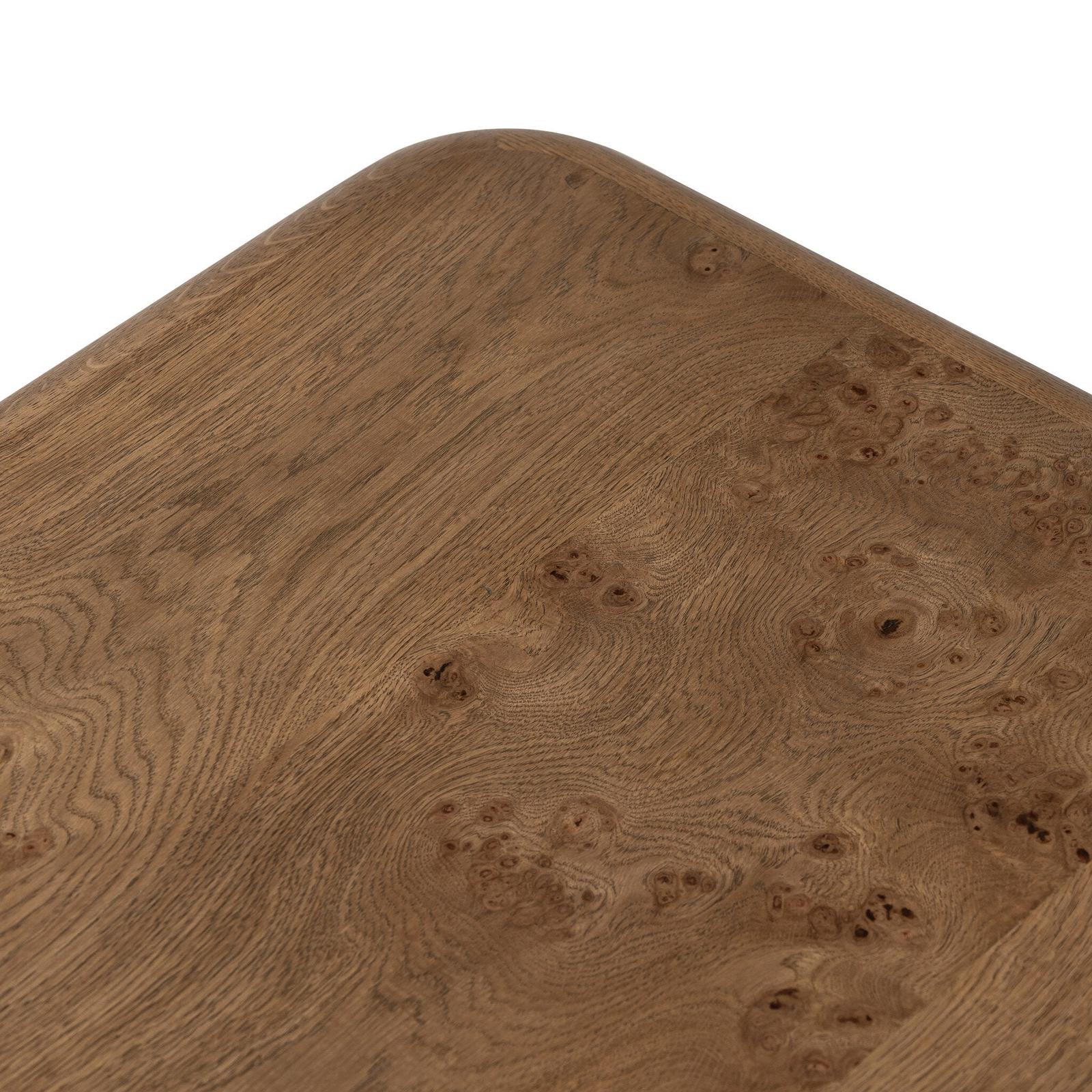 Talessi Square Coffee Table - Wheat Medium Burl Oak