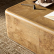 Talessi Square Coffee Table - Wheat Medium Burl Oak