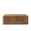 Talessi Square Coffee Table - Wheat Medium Burl Oak