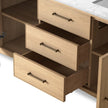 Four Hands Porter Satin Light Wash Oak Veneer Double Vanity