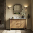 Four Hands Porter Satin Light Wash Oak Veneer Single Wide Vanity