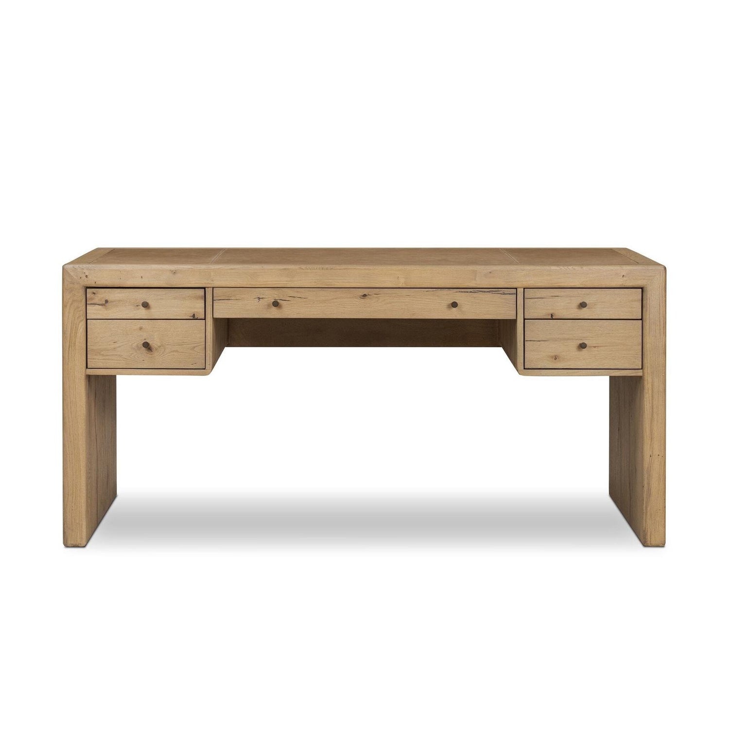 Nico Desk - Aged Natural Oak Veneer