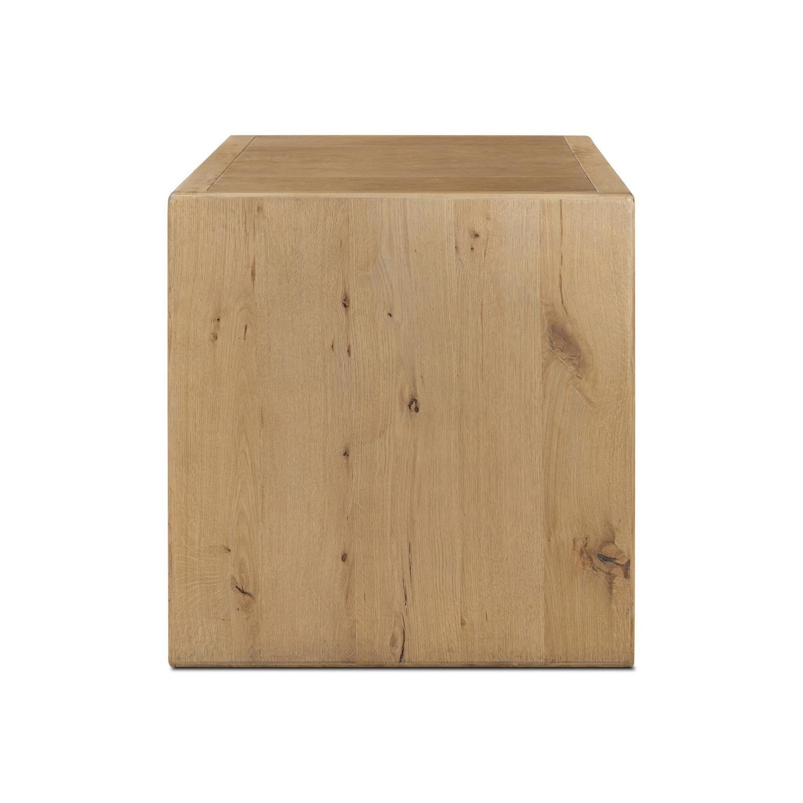 Nico Desk - Aged Natural Oak Veneer
