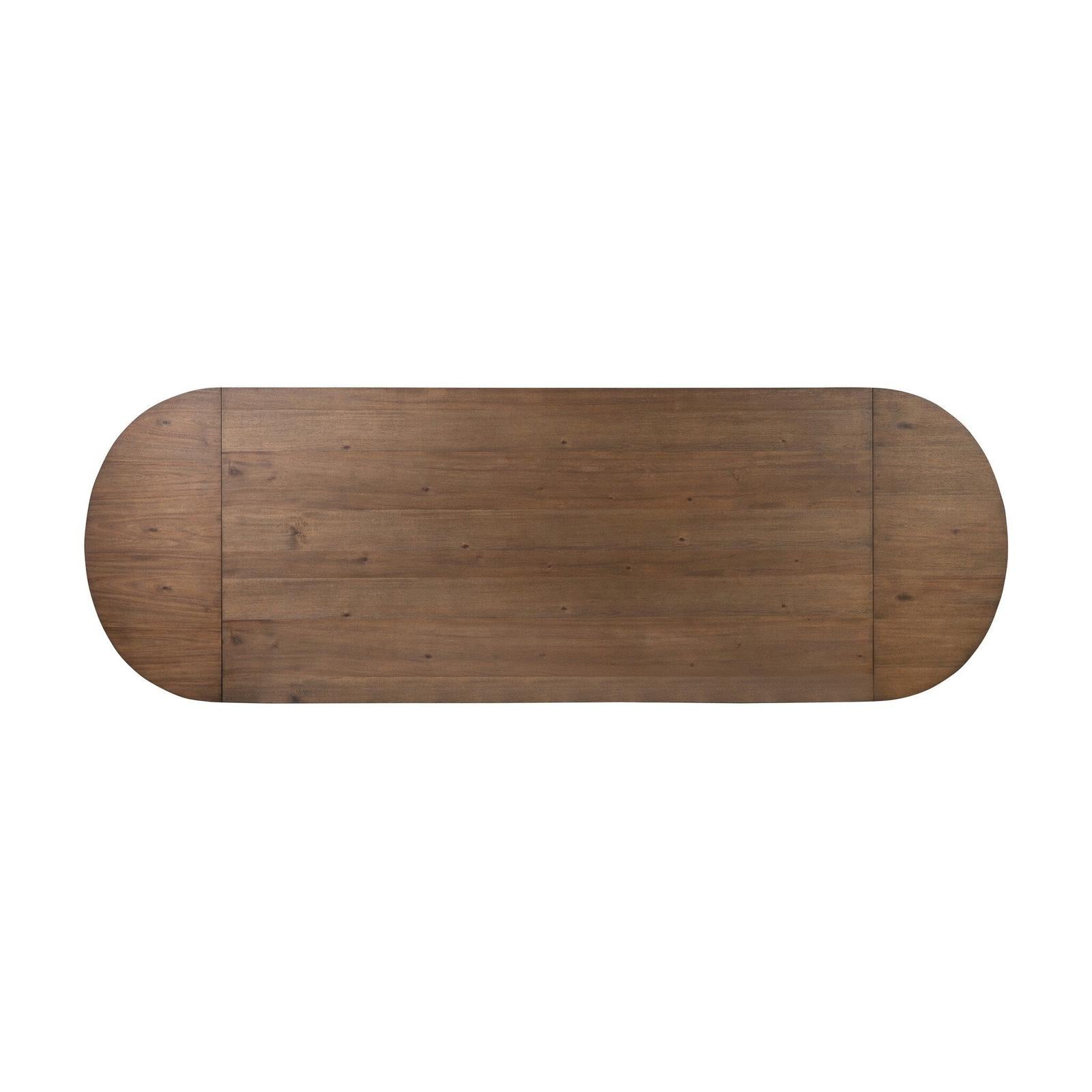 Melina Extension Dining Table - Weathered Acacia Veneer