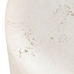 Arati Pedestal - Aged White Concrete