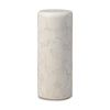 Arati Pedestal - Aged White Concrete