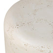 Arati Pedestal - Aged White Concrete