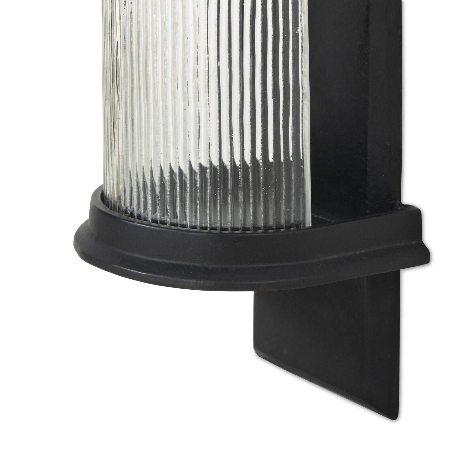Elorie Wall Mounted Candle Holder Set - Black Antique
