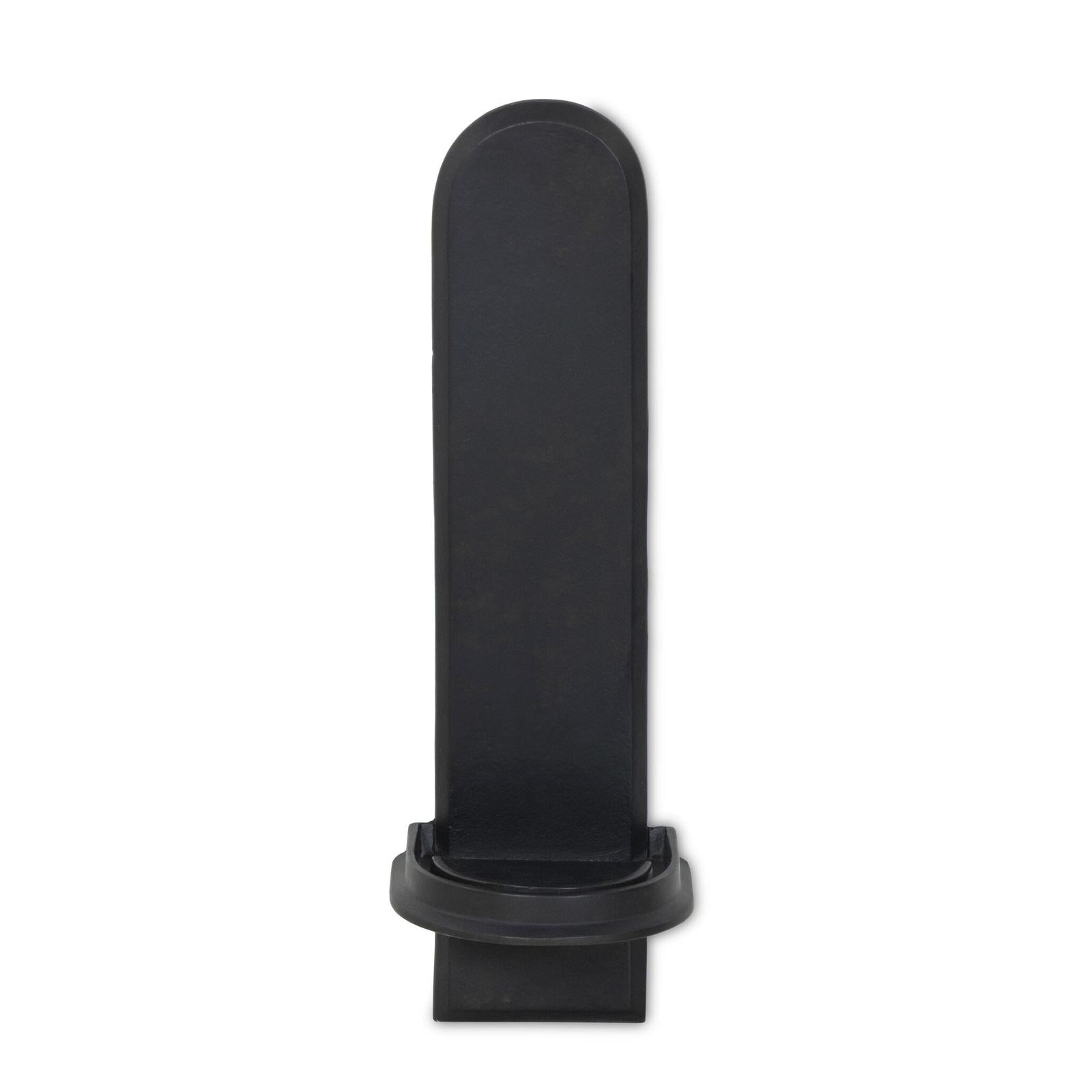 Elorie Wall Mounted Candle Holder Set - Black Antique