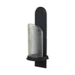 Elorie Wall Mounted Candle Holder Set - Black Antique