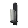 Elorie Wall Mounted Candle Holder Set - Black Antique