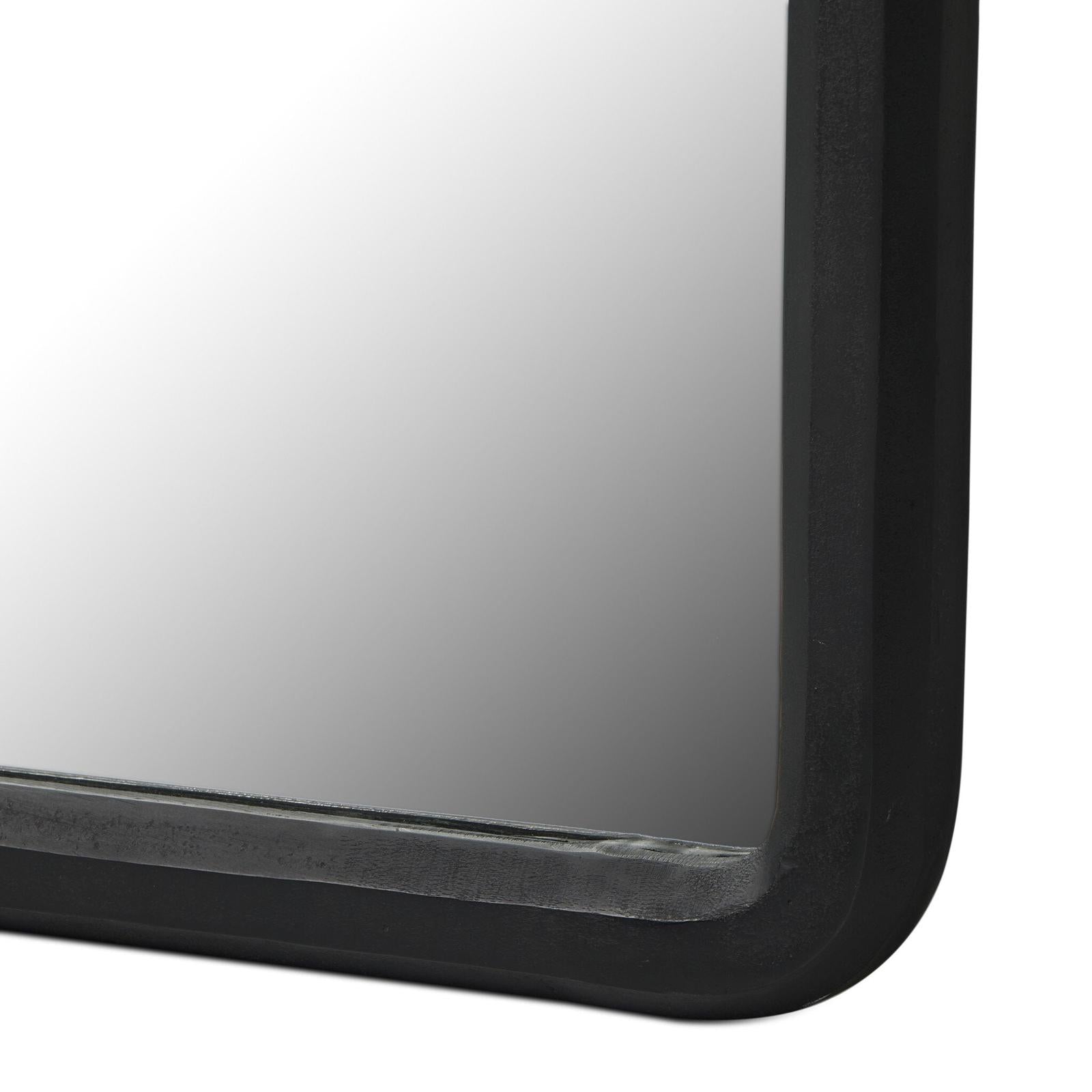 Prynne Mirror - Black Aluminum