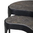 Shayla Nesting End Table - Warm Grey Marble